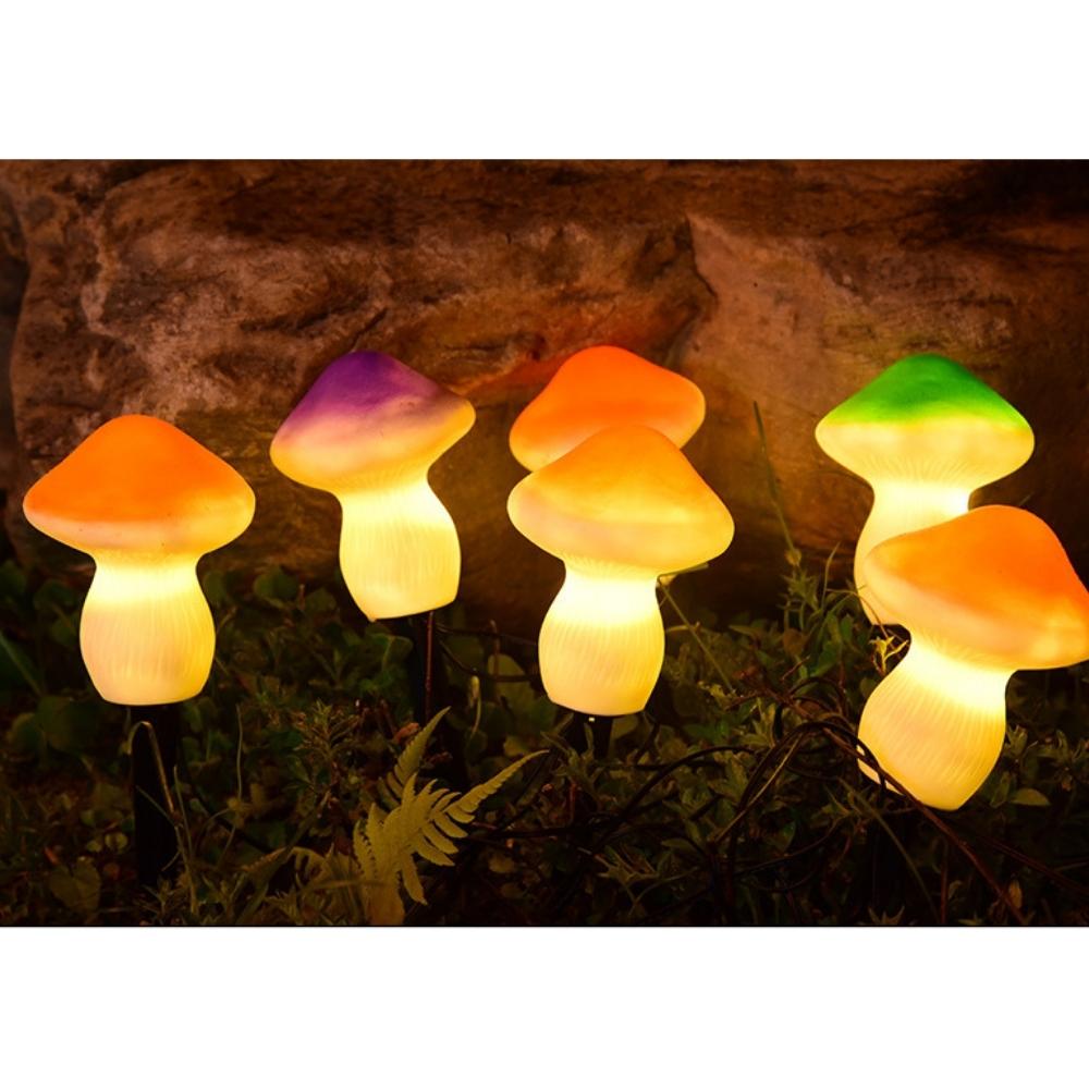 Lampes de jardin solaires extérieures en forme de champignon 3PCS (ESG19763)