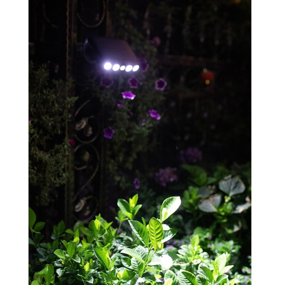 Lampe de rue à la lumière des LED solaires rotatifs pour la clôture de terrasse de garage de la cour en plein air (ESG19207)