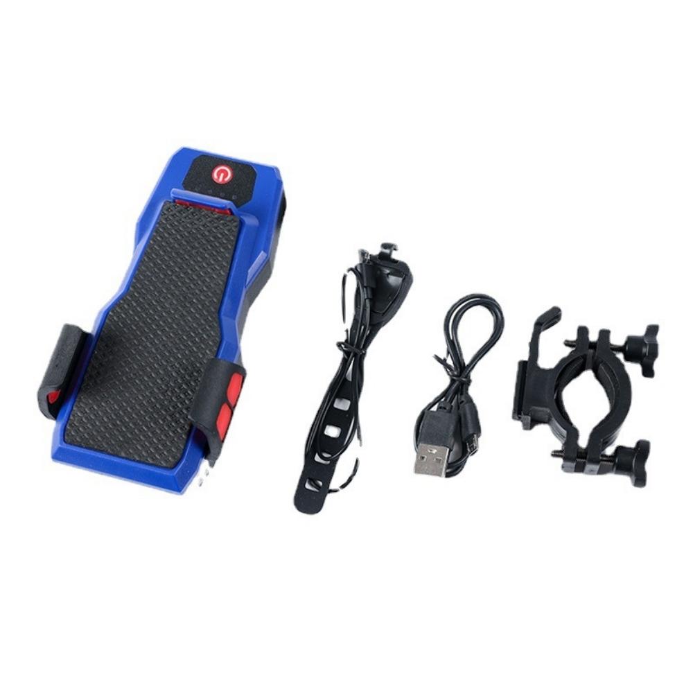 Batterie rechargeable de support de téléphone de klaxon de bicyclette de phare de vélo 4 en 1 (ESG20618)